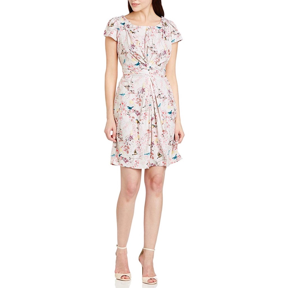 Anthropologie Yumi Easter Bird Print dress